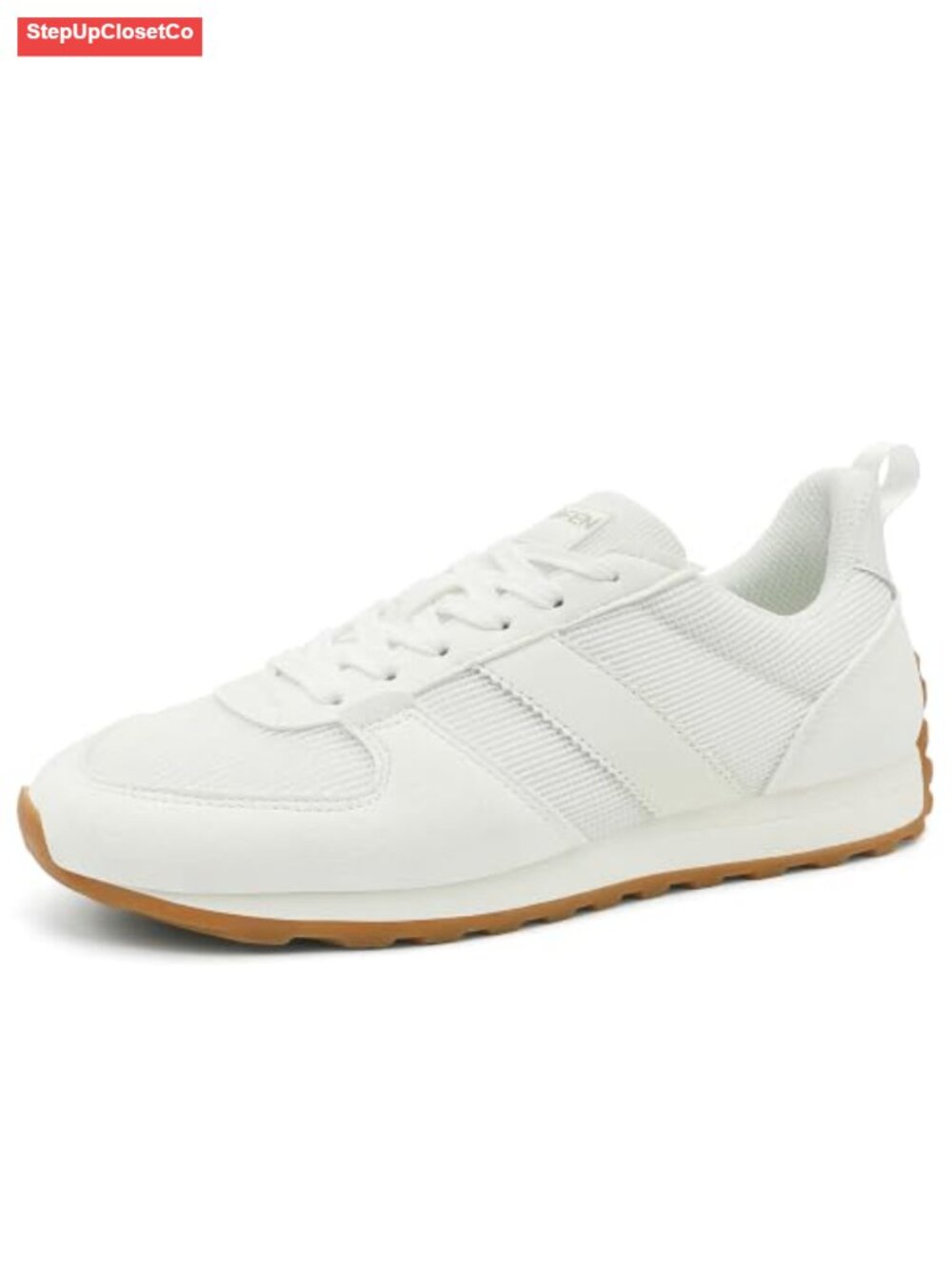 Womens Retro Sneakers Microfiber Suede Mesh Lace-Up Walking Shoes